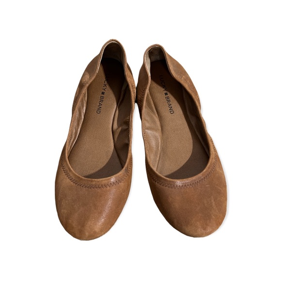 Lucky Brand Shoes - Lucky Brand Women’s Size 10 Brown Leather Flats